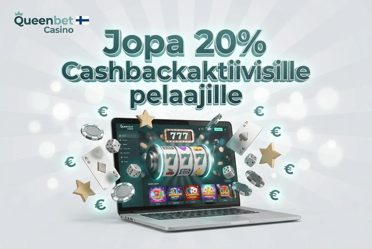 Jopa 20% Cashbackaktiivisille pelaajille